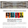 Newsletter da Biblioteca